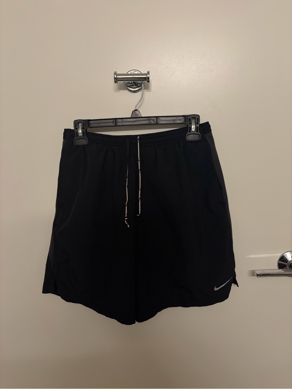 Nike Black Men's Training Shorts with Reflective Swoosh